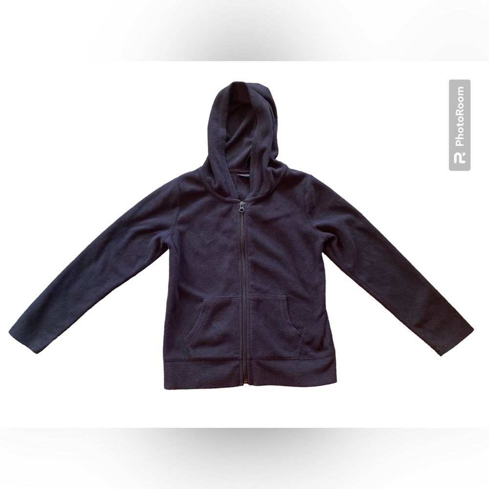 EUC Children’s Place Navy Blue Hooded Long Sleeve Jacket. Size Medium 7/8. - Picture 1 of 4
